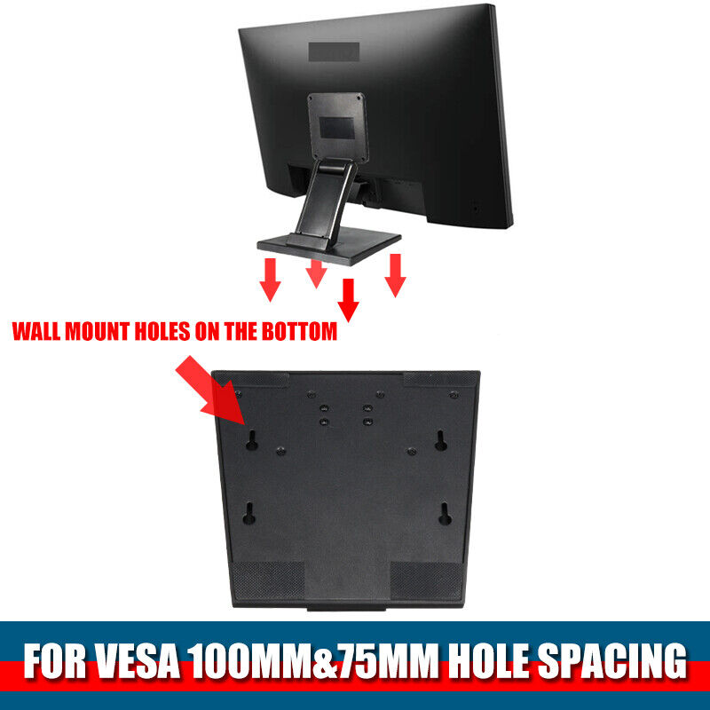 Ergonomic Adjustable Tilt VESA Mount Stand for Touch Screen Monitors 10-27"