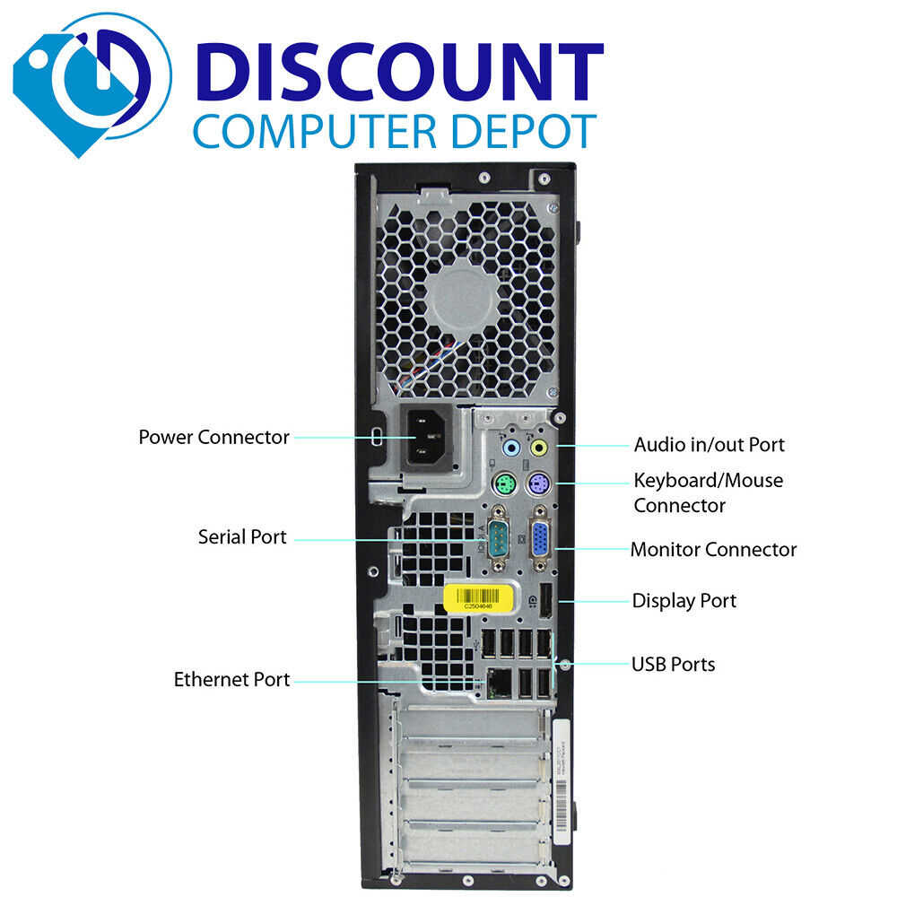 HP Elite Desktop Computer - High-Performance i5, 8GB RAM, 1TB HDD
