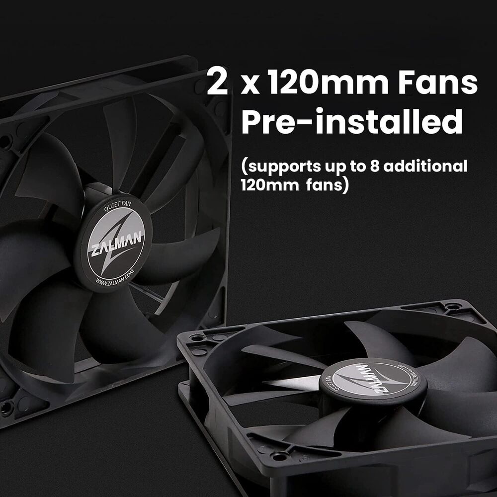 Zalman S4 Mid-Tower ATX Gaming PC Case with Acrylic Side Panel