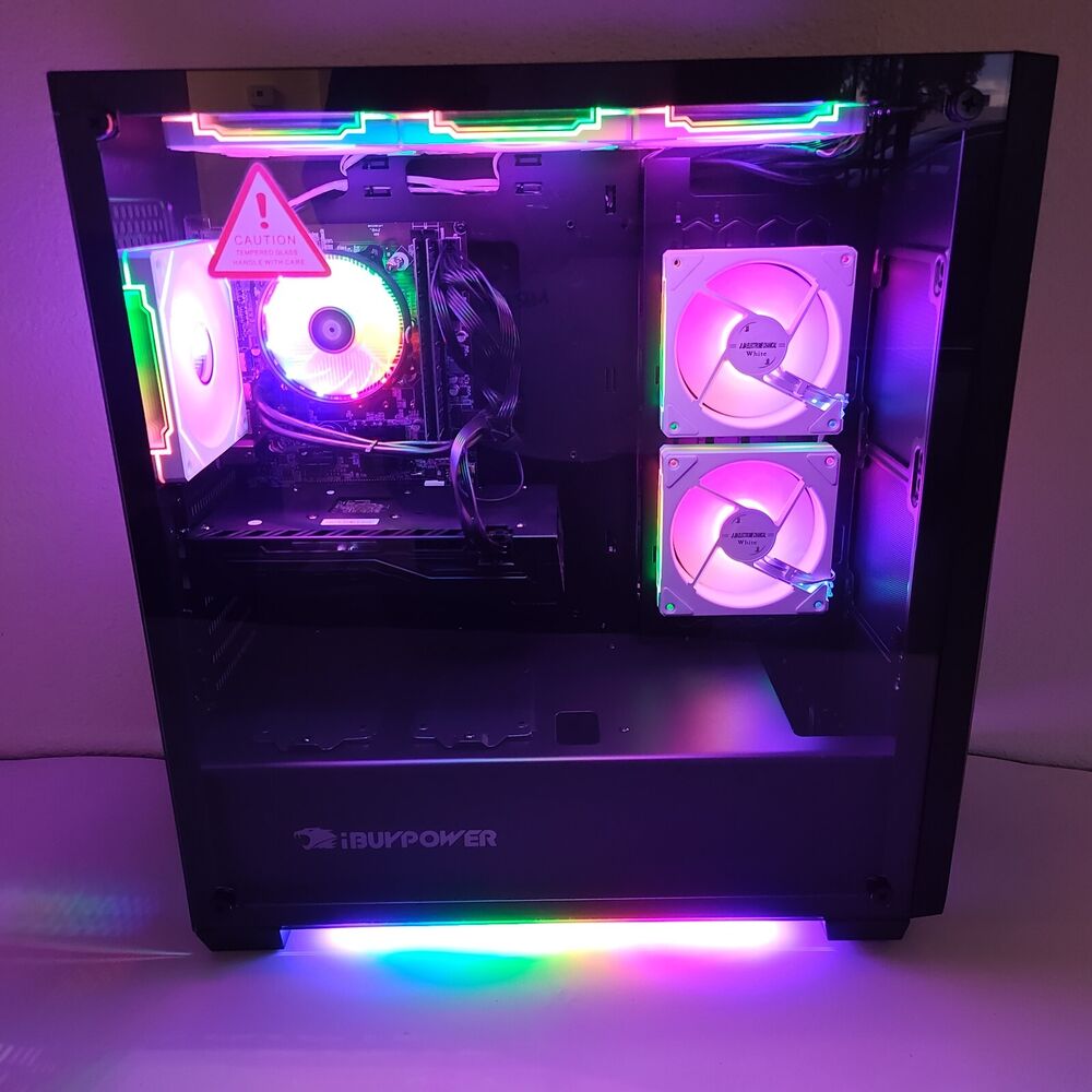 High-End Customizable ARGB Gaming Desktop PC with Intel i7