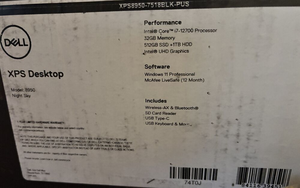 Dell XPS 8950 - High-End Gaming and Professional Desktop PC