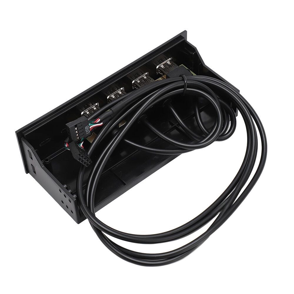 4-Port USB 3.0 Front Panel Hub with Optical Drive - High-Speed Connectivity