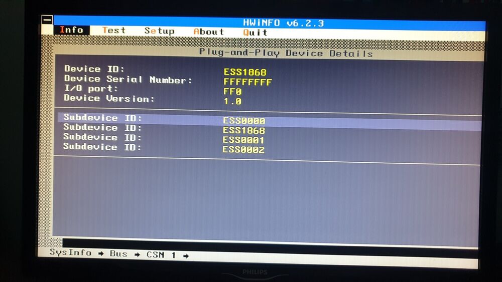 Retro ESS AudioDrive ES1868 Sound Card - ISA Slot