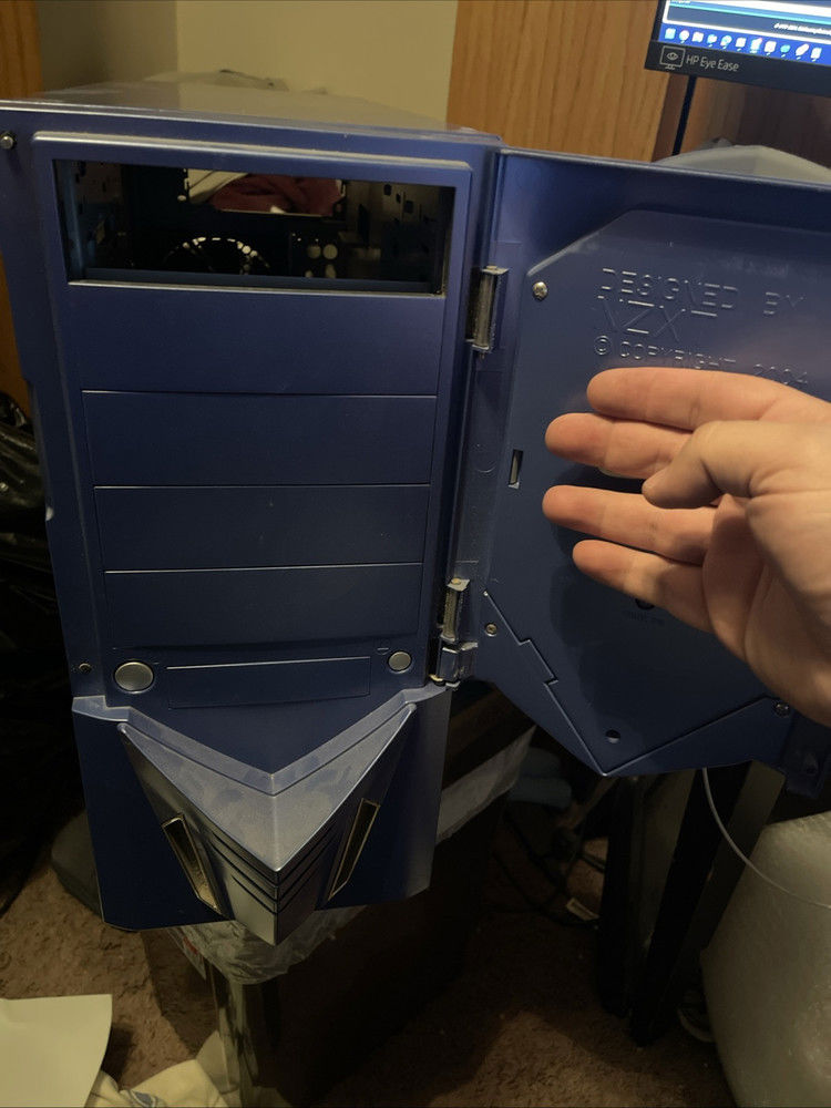 NZXT Nemesis Blue Mid-ATX Gaming Case - Sleek Performance with Style