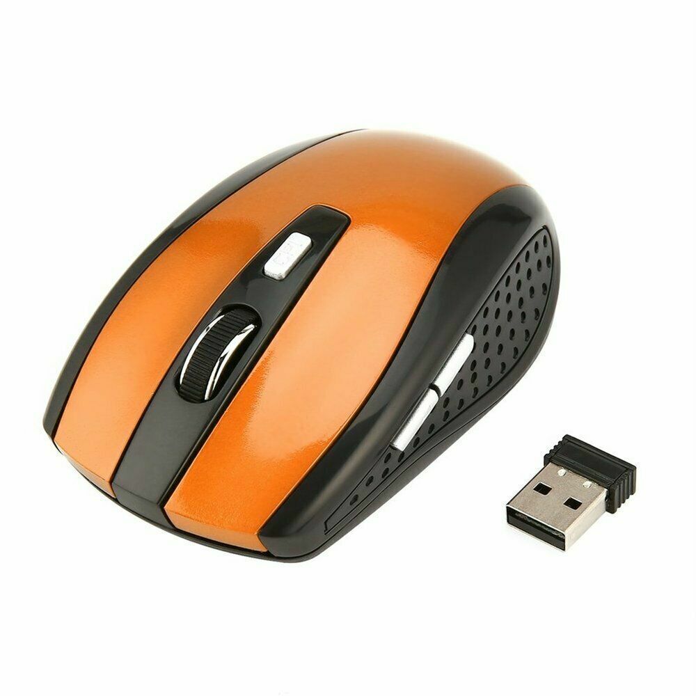 Ergonomic 2.4GHz Wireless Optical Mouse with High DPI