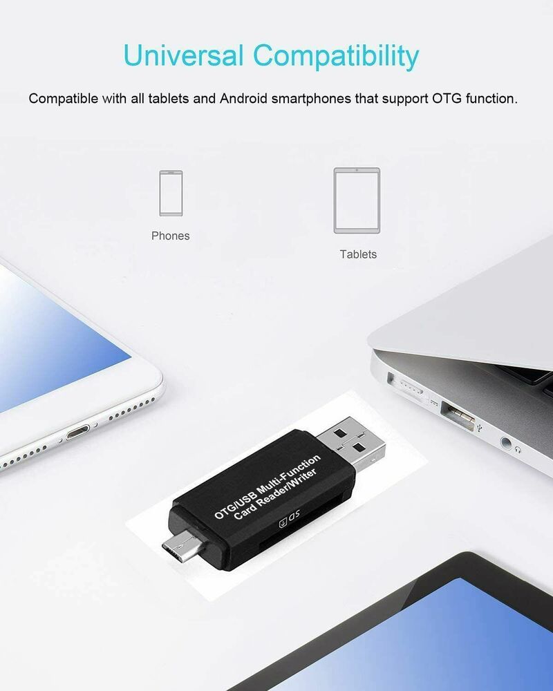 High-Speed USB 3.0 Type C Micro SD Card Reader with OTG