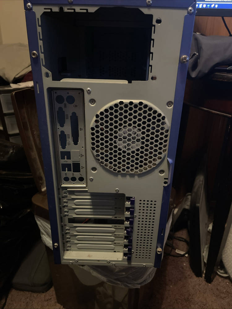 NZXT Nemesis Blue Mid-ATX Gaming Case - Sleek Performance with Style
