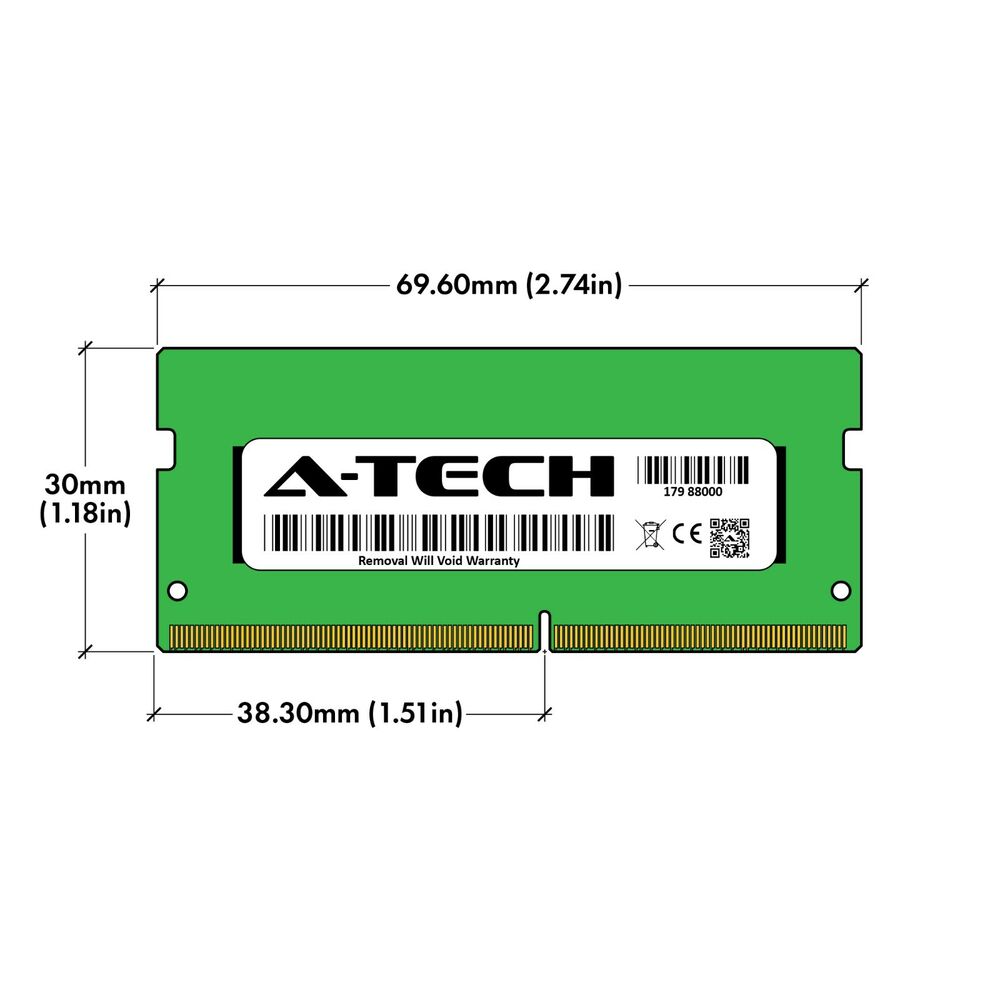 A-Tech 8GB DDR4 2400MHz High-Speed Laptop RAM Upgrade
