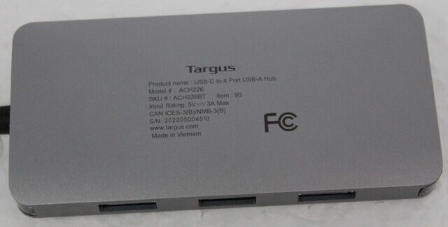 Targus ACH226BT USB-C Hub - Boost Connectivity for Multiple Devices