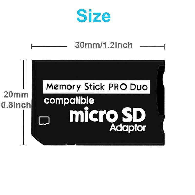 Memory Stick Pro Duo to Micro SD Card Reader Adapter