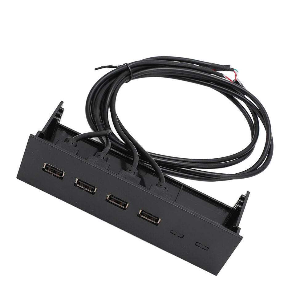 4-Port USB 3.0 Front Panel Hub with Optical Drive - High-Speed Connectivity