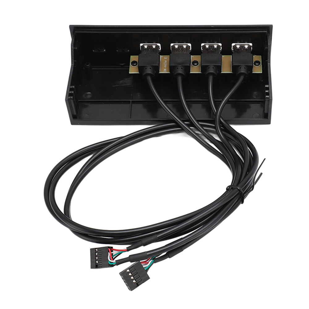 4-Port USB 3.0 Front Panel Hub with Optical Drive - High-Speed Connectivity