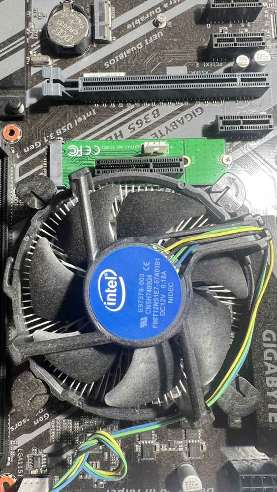 GIGABYTE B365 HD3 Intel Motherboard Bundle with CPU, Cooler, and NGFF