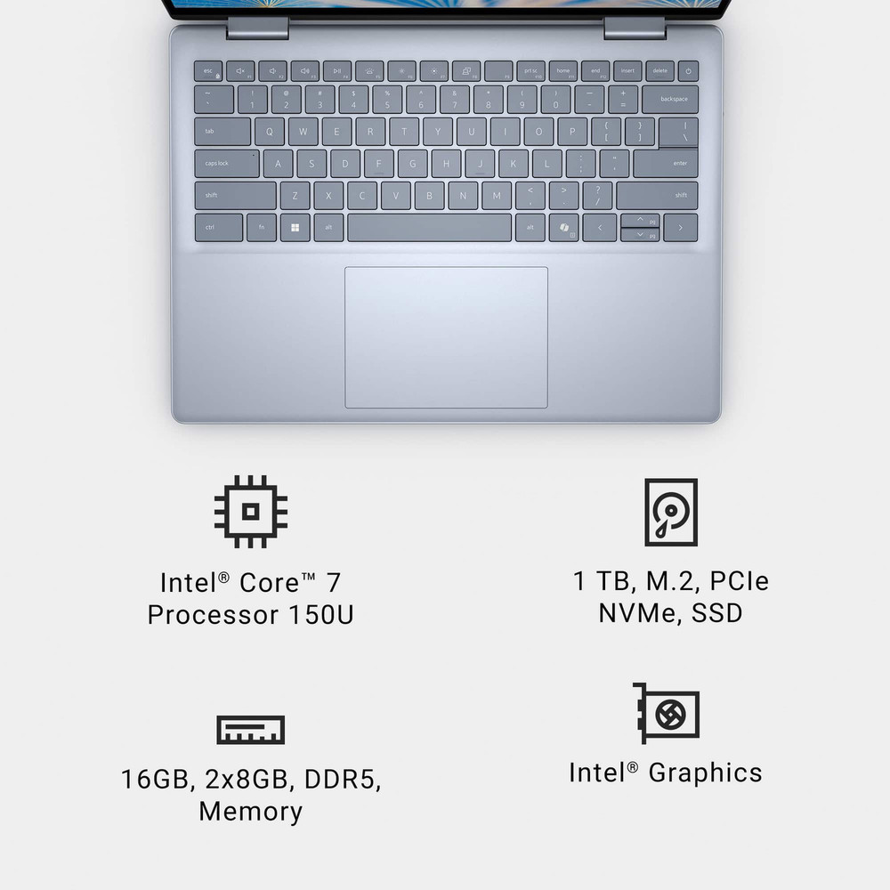 Dell Inspiron 2-in-1 14" FHD+ Touch Screen Laptop with Intel Core i7 Processor