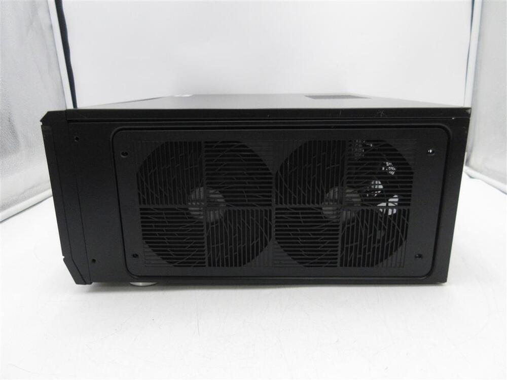 Silverstone GD10 Black HTPC Case with 550W PSU - Elegant Home Theater Powerhouse