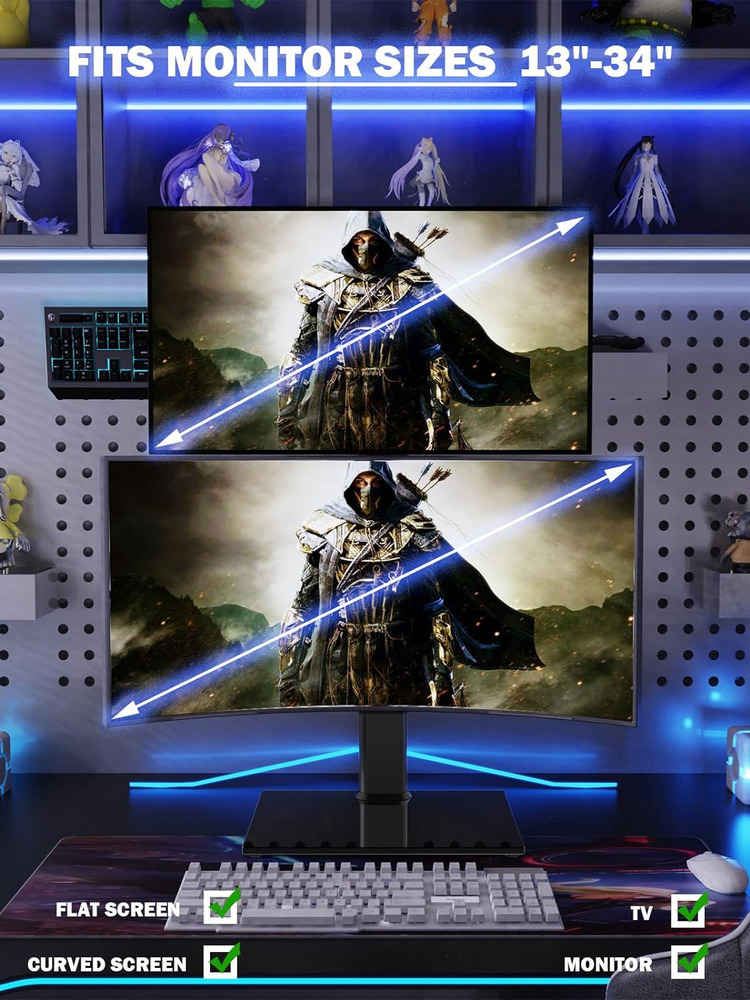 Vertical Dual Monitor Stand - Optimize Your Workspace