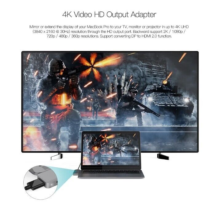 dodocool 7-in-1 Multiport Hub with Dual USB-C for Enhanced Connectivity