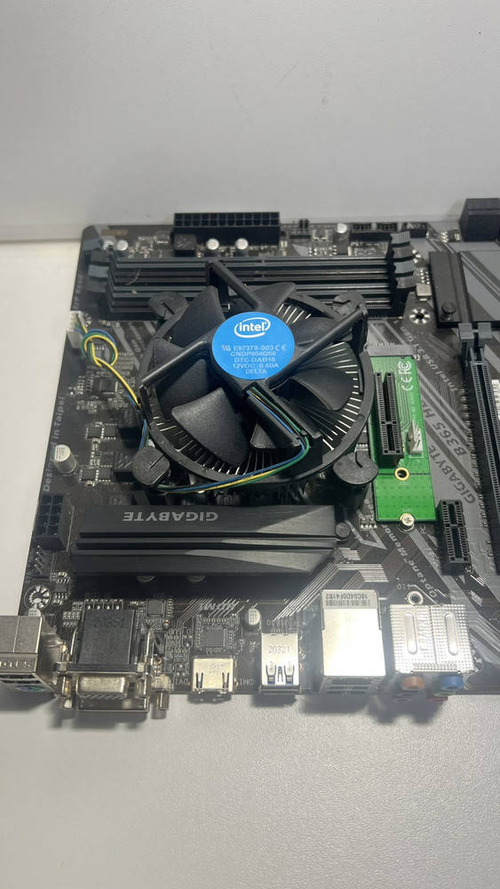 GIGABYTE B365 HD3 Intel Motherboard Bundle with CPU, Cooler, and NGFF