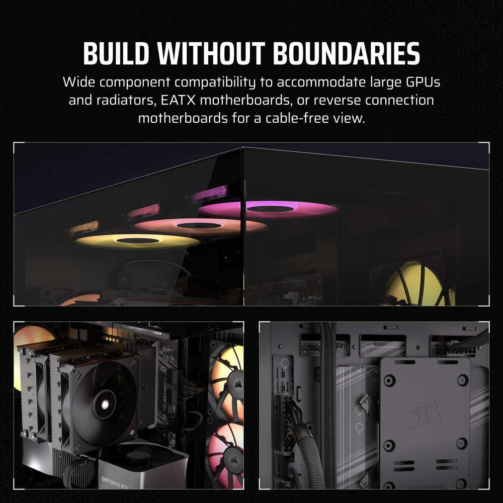 CORSAIR 3500X RGB ATX Mid-Tower Gaming PC Case - Sleek & Powerful