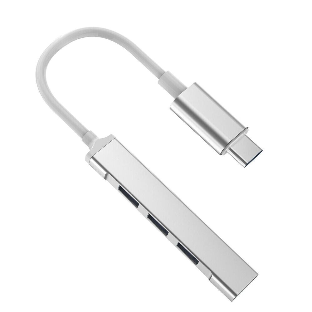 4-Port USB-C Hub Adapter for Enhanced Connectivity