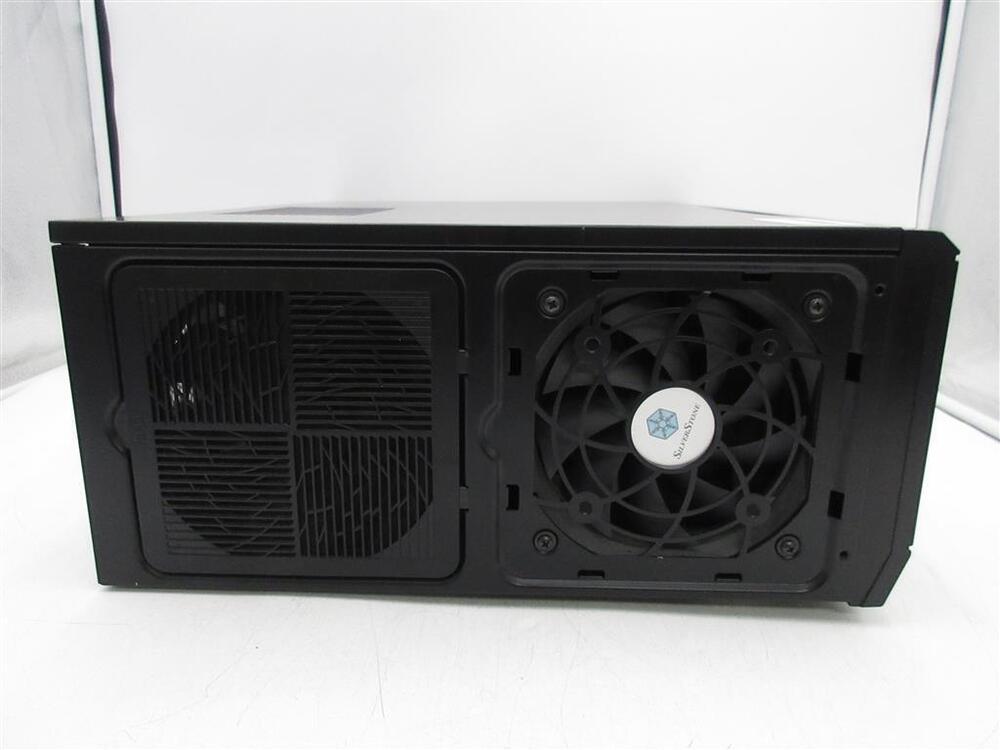 Silverstone GD10 Black HTPC Case with 550W PSU - Elegant Home Theater Powerhouse