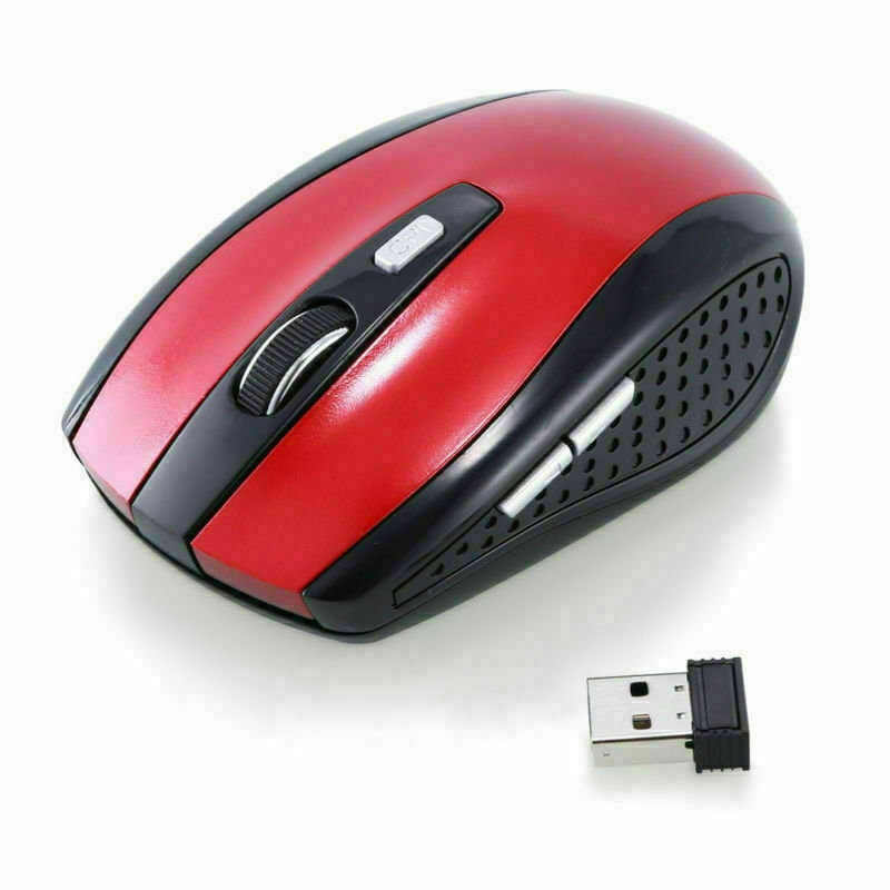 Ergonomic 2.4GHz Wireless Optical Mouse with High DPI