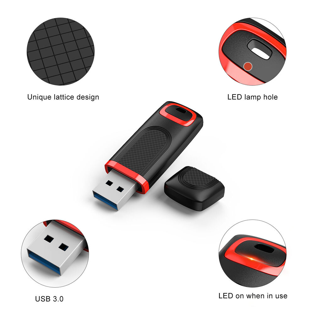 Enhanced Performance USB 3.0 Flash Drives - High-Capacity Storage
