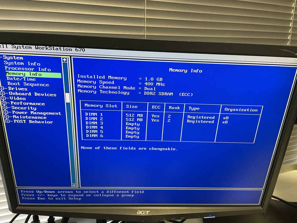 Dell Precision 670 Workstation PC - Xeon Dual 3.00GHz, 1GB RAM, No HDD