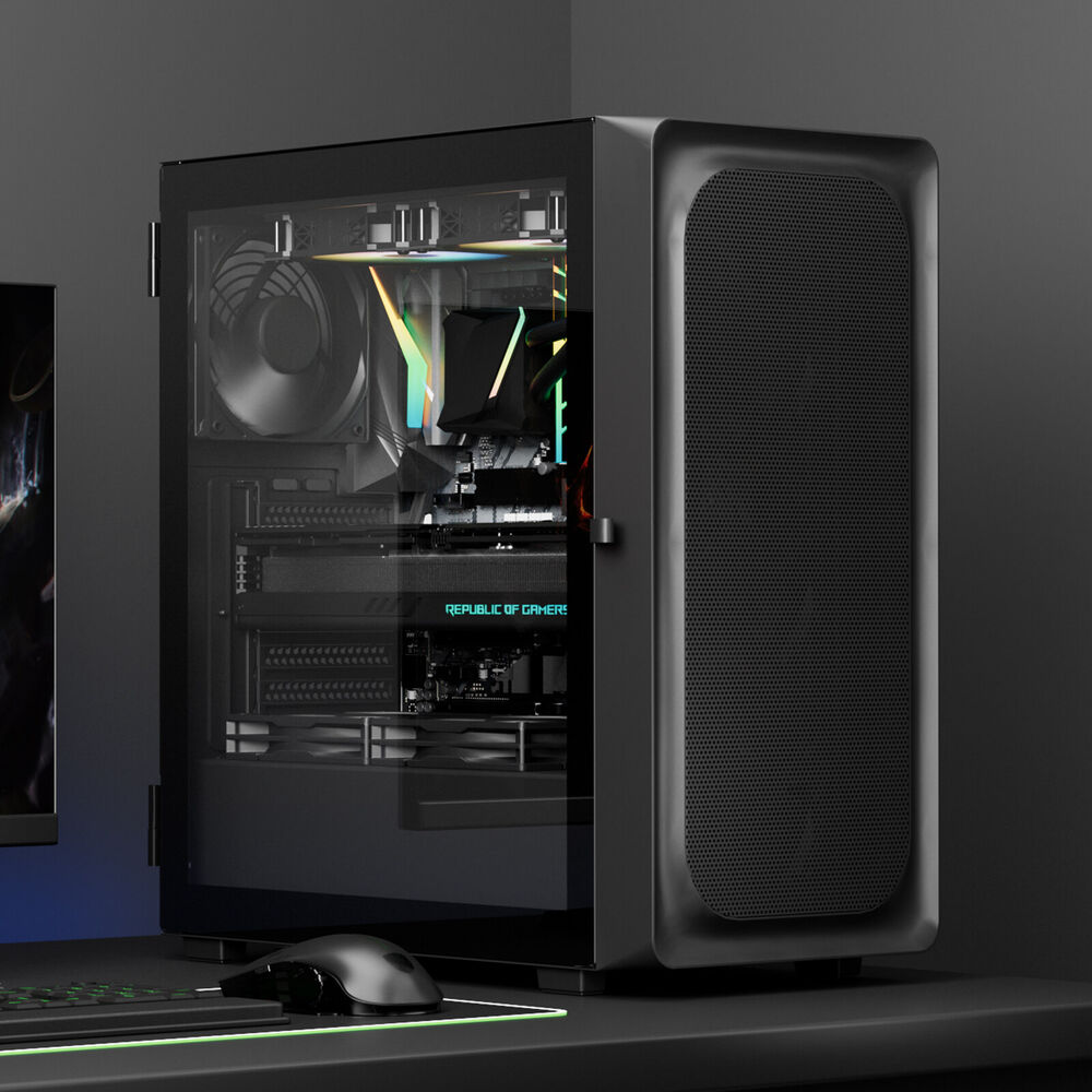 DARKROCK EC2 Black Micro-ATX Mid Tower Gaming PC Case