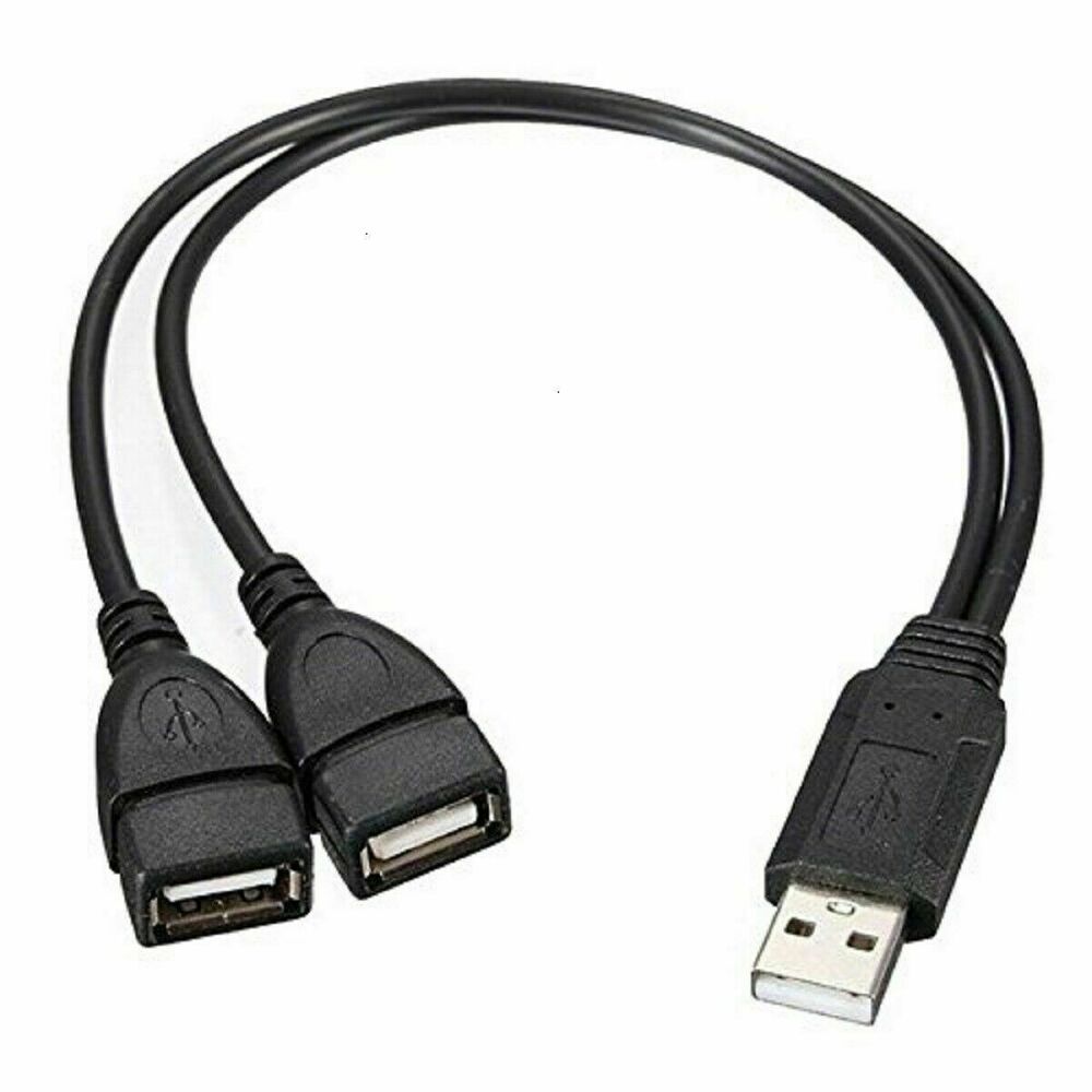 USB 2.0 Dual-Port Adapter Cable for Enhanced Connectivity
