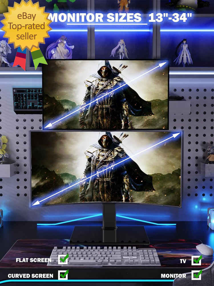 Ergonomic Vertical Dual Monitor Stand - Optimize Your Workspace