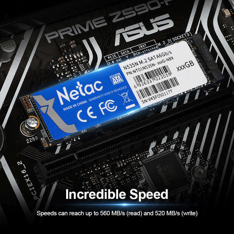 Netac M.2 SATA 6Gb/s SSD - High-Speed Storage Upgrade