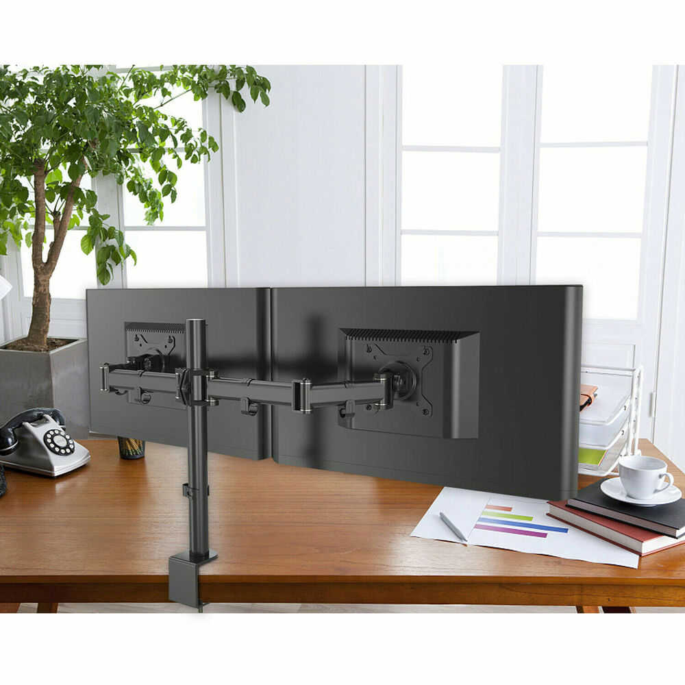 Dual LCD Monitor Desk Mount Stand - Premium Ergonomic Solution
