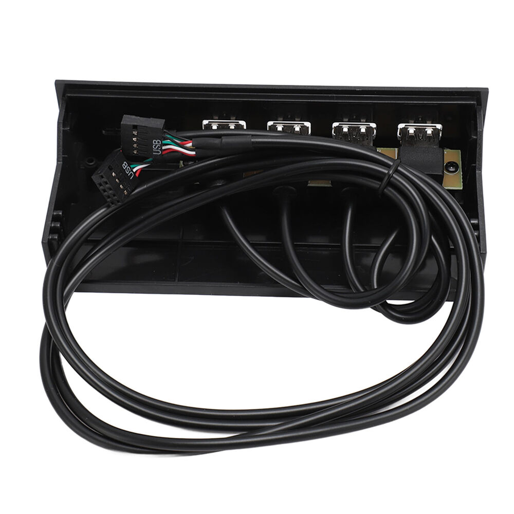 4-Port USB 3.0 Front Panel Hub with Optical Drive - High-Speed Connectivity