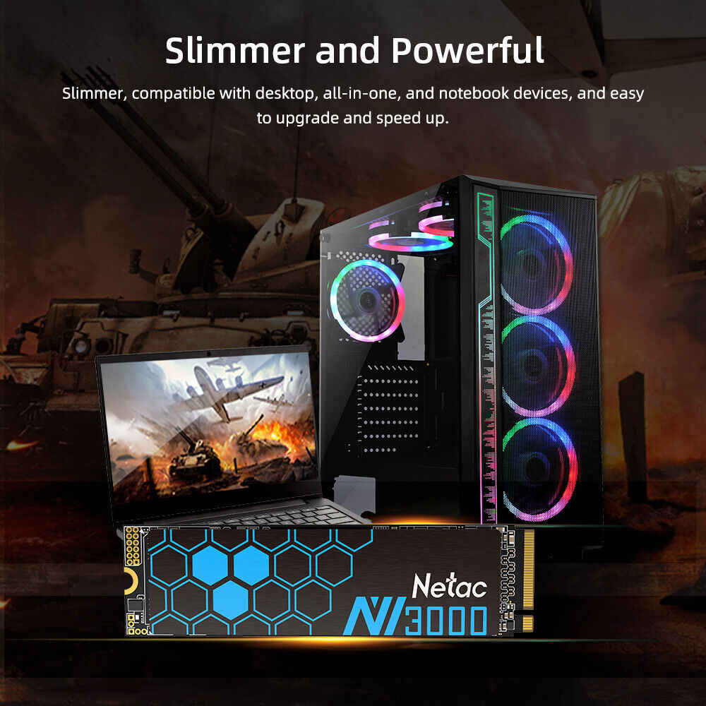 Netac High-Speed M.2 NVMe PCIe 3.0 x4 SSD