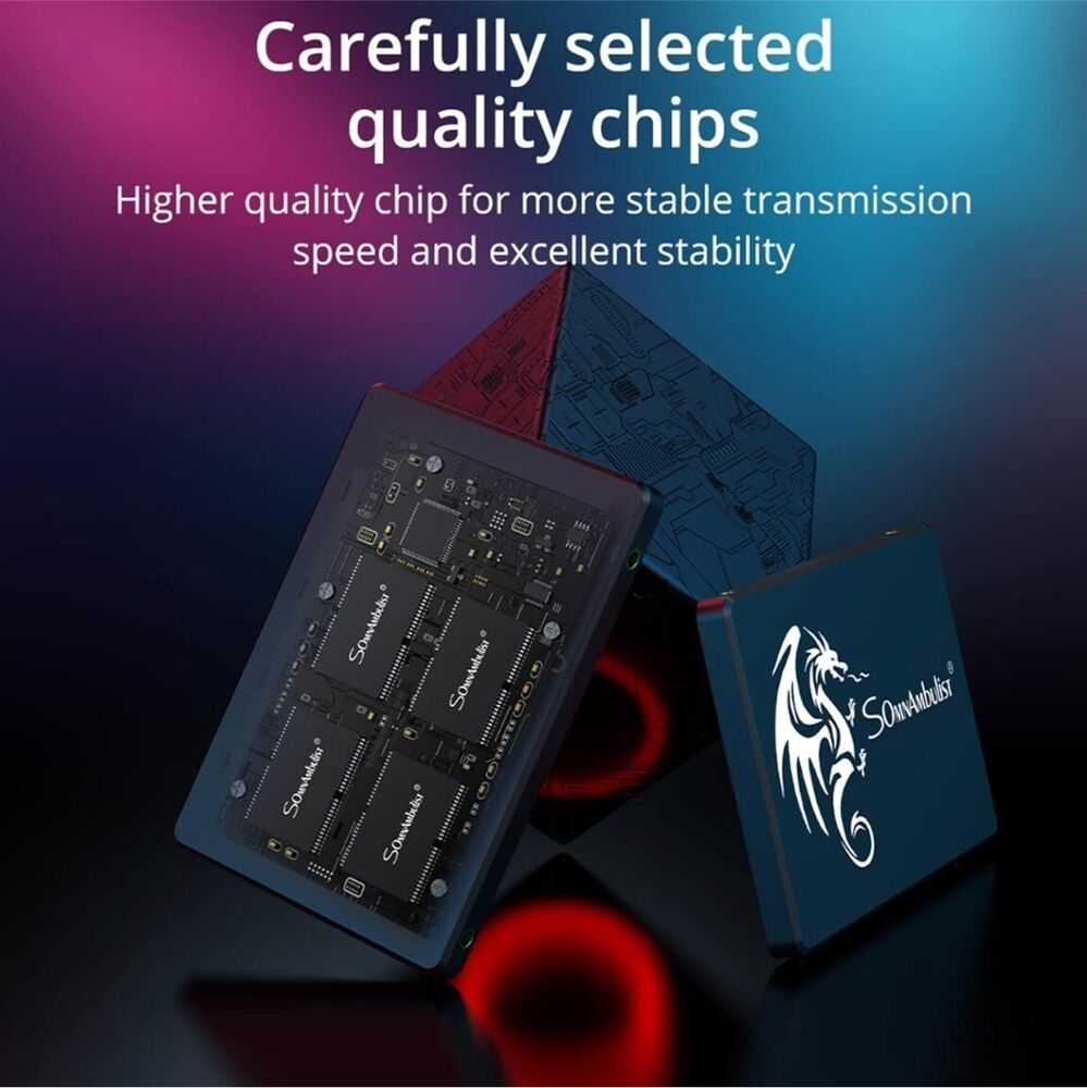 Enhanced Performance 512GB SATA3 SSD for Speedy Data Access