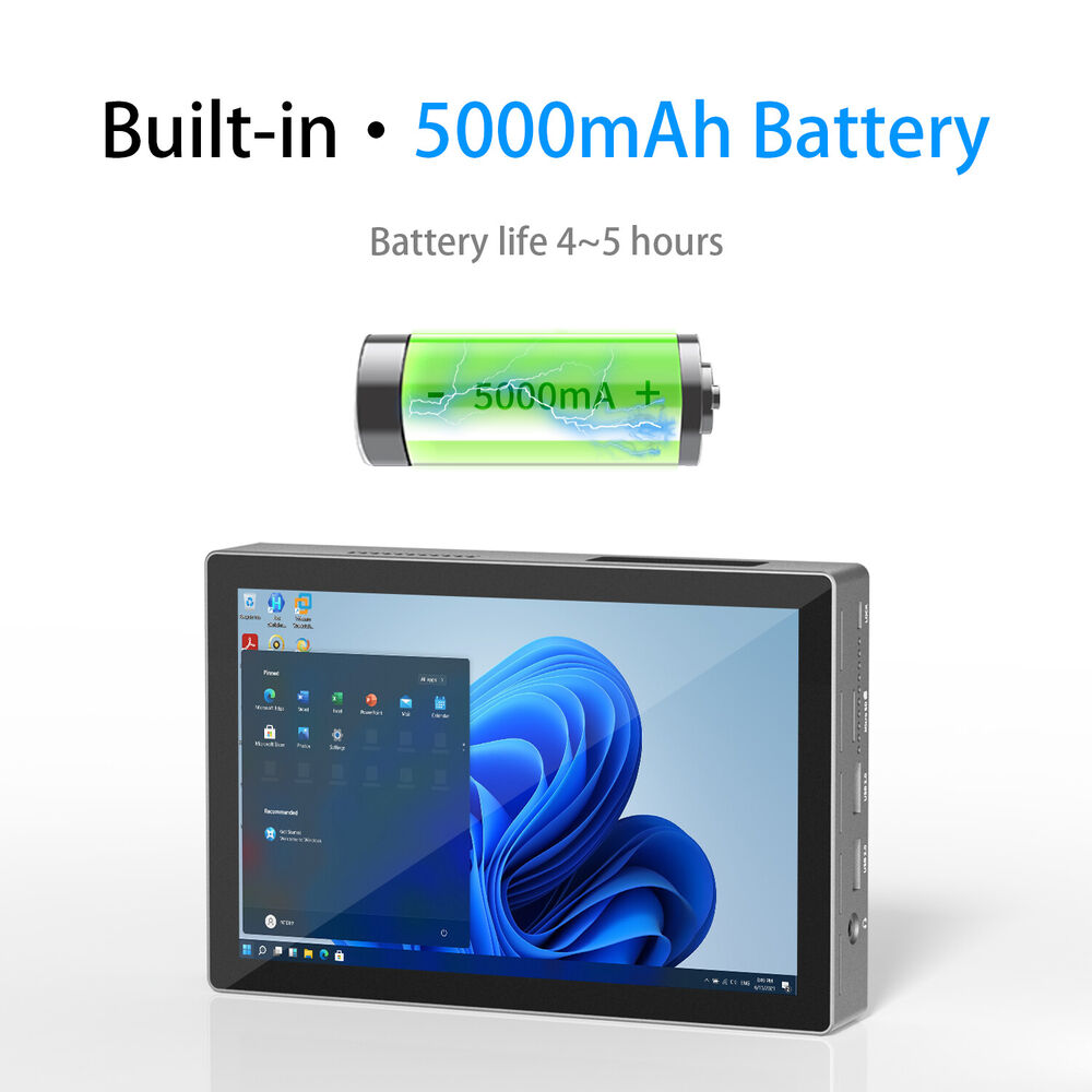 Portable Windows Tablet Mini PC with Intel N100, 7" Touch Screen
