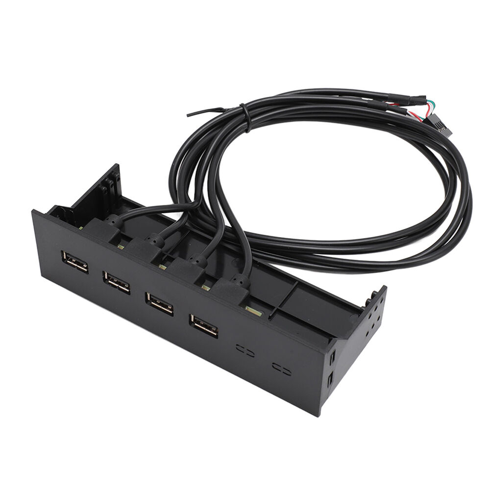 4-Port USB 3.0 Front Panel Hub with Optical Drive - High-Speed Connectivity