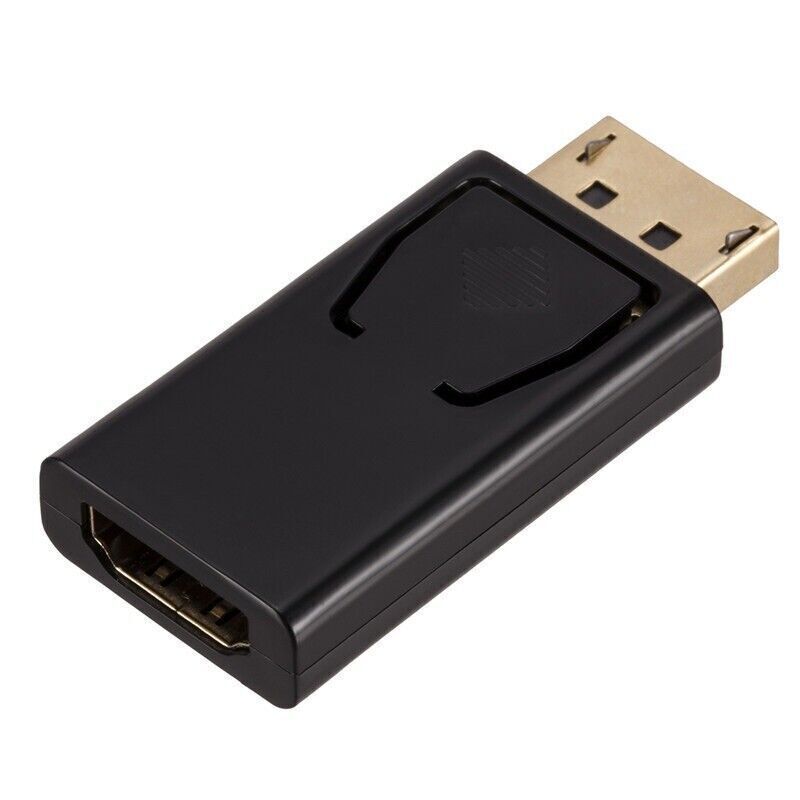 2-Pack DisplayPort to HDMI Adapter Cables - Enhanced Connectivity for HDTVs and PCs