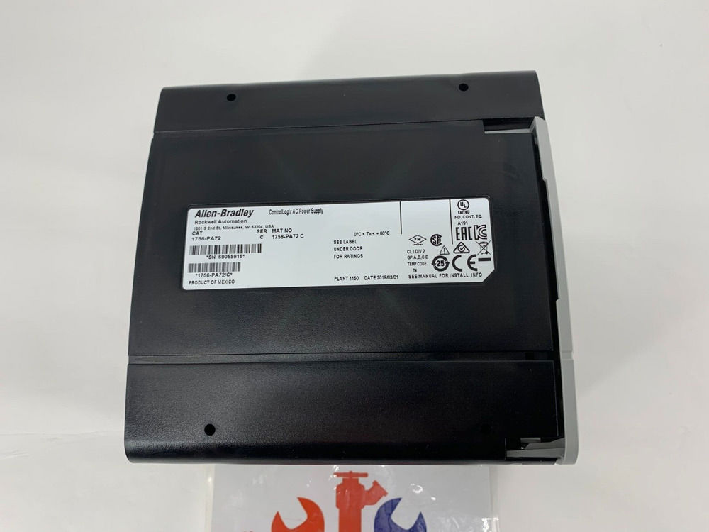 Allen-Bradley 1756-PA72 High-Performance ControlLogix Power Supply
