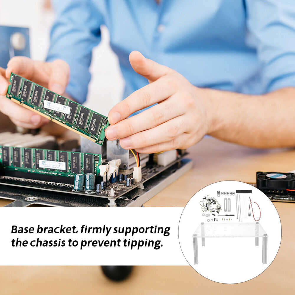 Portable Open Air PC Mainframe Chassis for Tech Enthusiasts