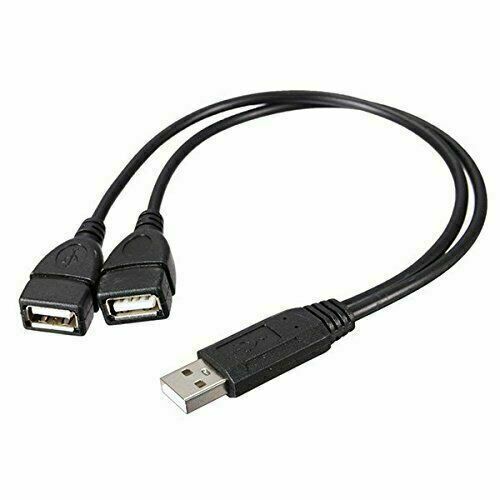 USB 2.0 Dual-Port Adapter Cable for Enhanced Connectivity