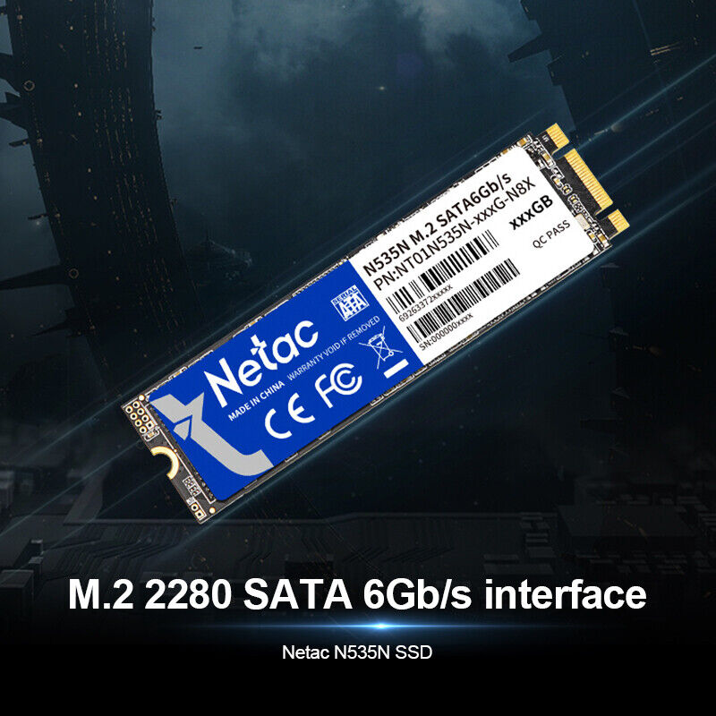 Netac M.2 SATA 6Gb/s SSD - High-Speed Storage Upgrade