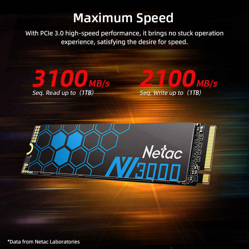 Netac 2TB M.2 NVMe SSD - Ultra-Fast Storage for High-Performance Computing