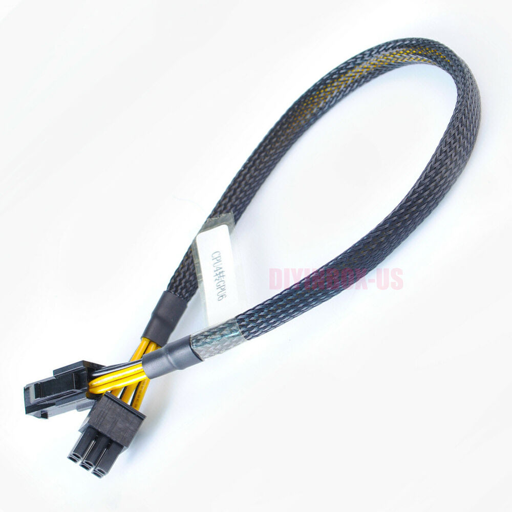 Premium Motherboard CPU 4-pin to GPU 6-pin Adapter Cable
