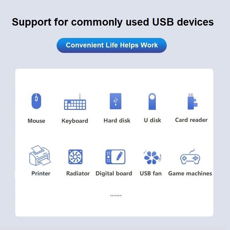 4 Port USB 3.0 Hub Splitter - Boost Data Transfer for Multiple Devices