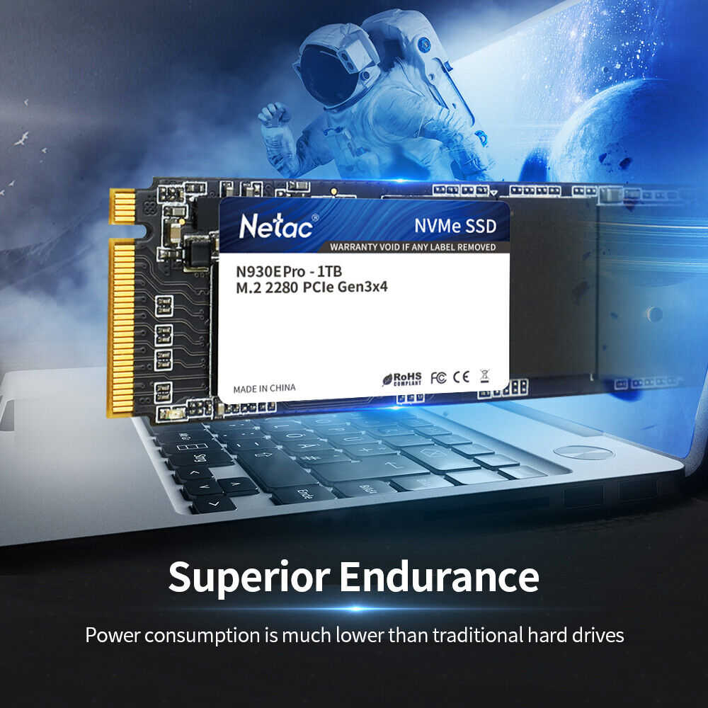 Netac High-Speed M.2 NVMe PCIe Gen 3.0x4 SSD