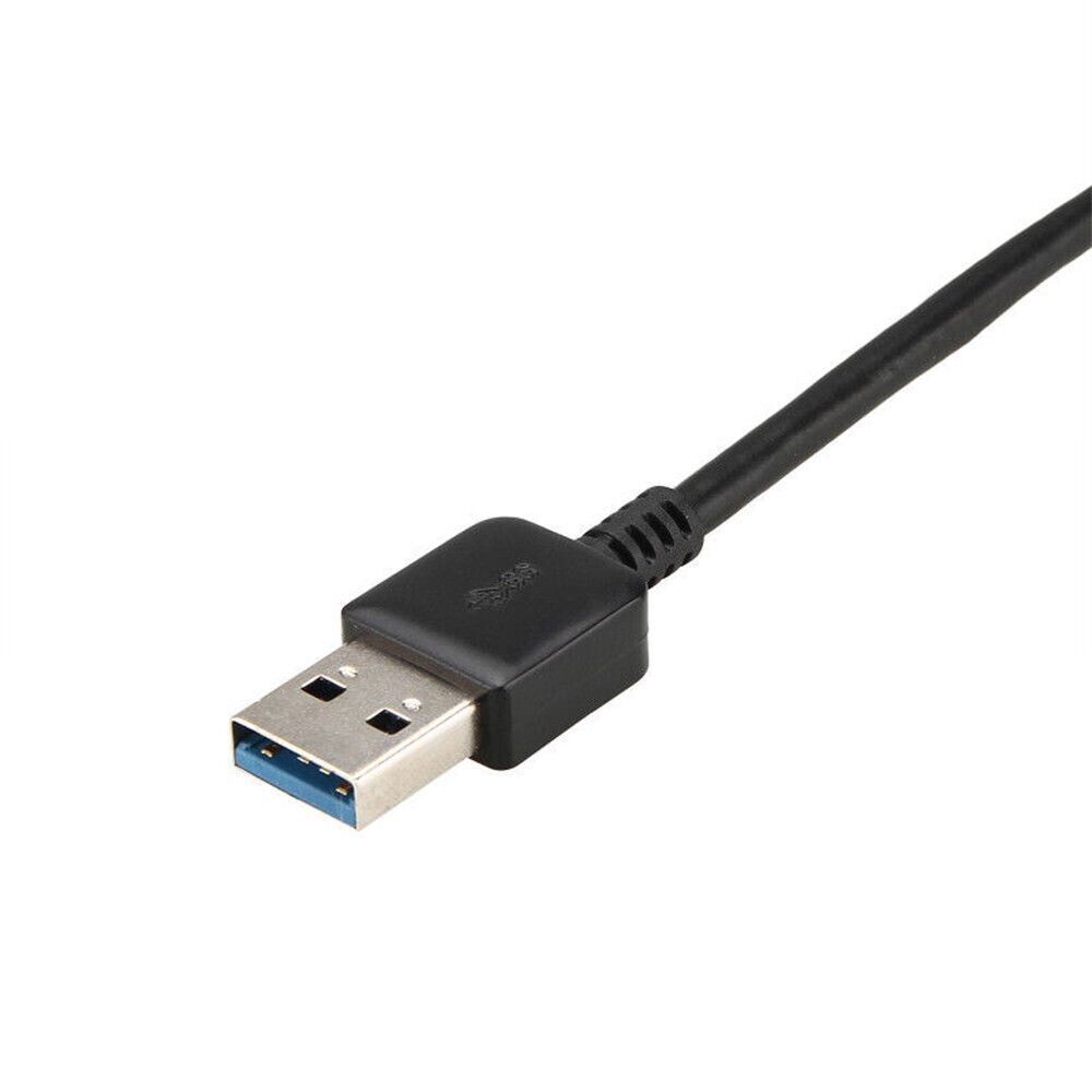 4-Port USB 3.0 Hub with Power Adapter for Enhanced Connectivity