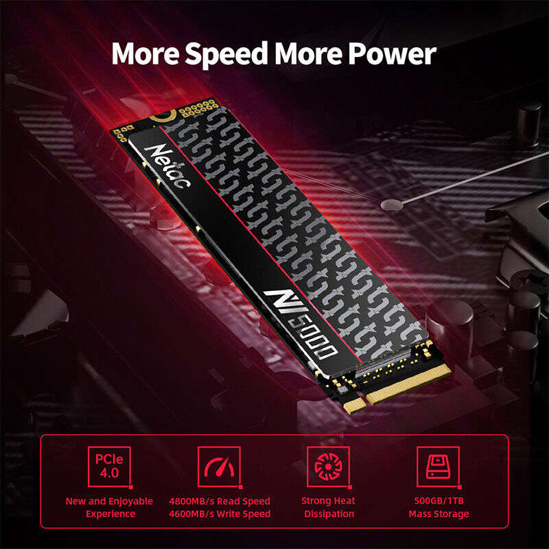 Netac M.2 2280 NVMe SSD - High-Speed Storage for Computing