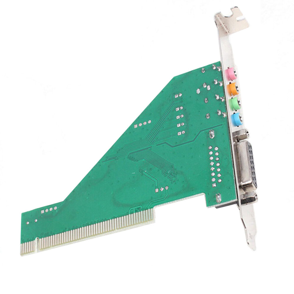 4 Channel 5.1 Surround Sound Card with 3D Audio Technology for Enhanced PC Audio